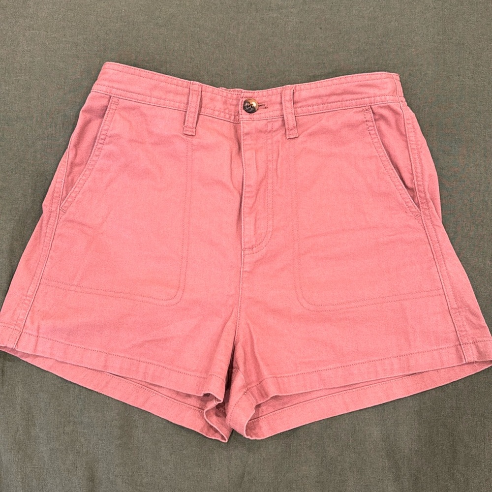 Madewell Pink Camp Shorts